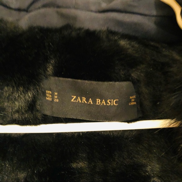 Zara Basic Navy Coat - Picture 6 of 11